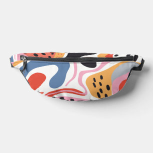 Sacs Banane Formes organiques abstraites colorées motif modern