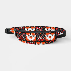 Sacs Banane Fox Et Nature Art Populaire Nordique
