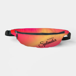 Sacs Banane Framboise Ananas Personnalisé