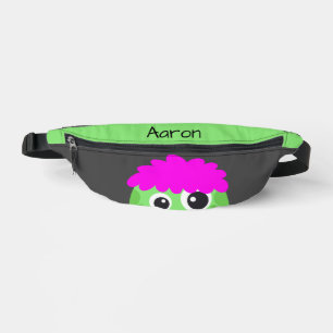 Sacs Banane Funny Monstre Vert Personnalisé Enfant