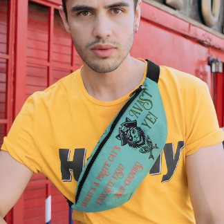 Sacs Banane Funny Pirate Chat / Crossed Fish Bone Retro Style