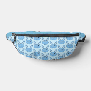 Sacs Banane Garçon Bleu Lapin Visage Printemps Pâques Motif