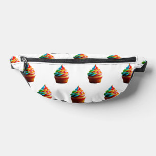 Sacs Banane Gâteau de SlipperyJoe au glaçage tourbillonnant ar