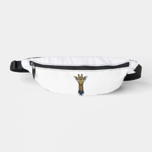 Sacs Banane Girafe Gravé Vintage Avec Design De Lunettes_1