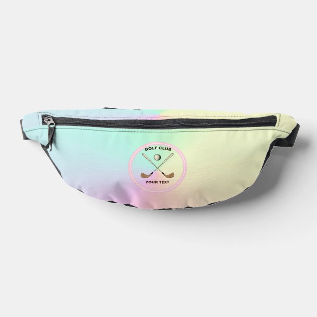 Sacs Banane Golf Club personnalisé Golfer Pastel Ombre (Poser)