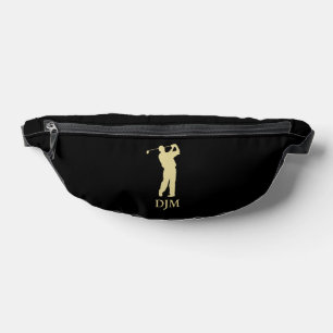 Sacs Banane Golfeur Silhouette Monogram Gold