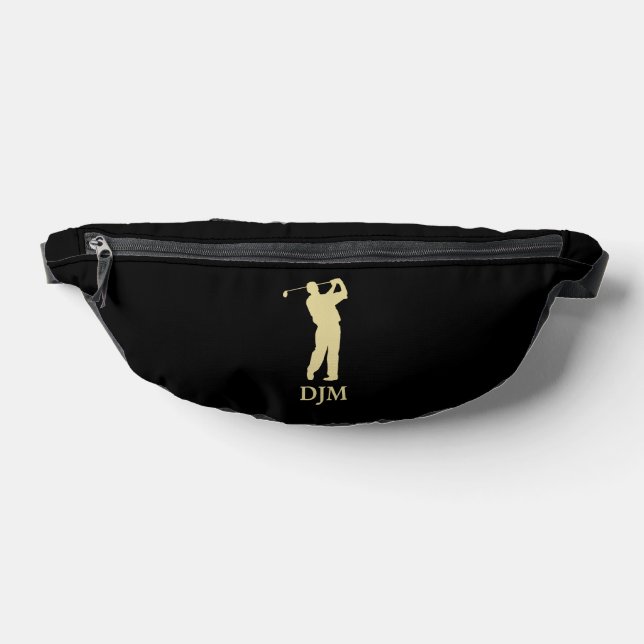 Sacs Banane Golfeur Silhouette Monogram Gold (Poser)