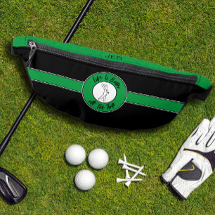 Sacs Banane Golfeur Tee Golf Humour Sportif Monogramme Noir Ve