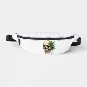 Sacs Banane Gothique esthétique Grunge Crâne Tropical Feuille