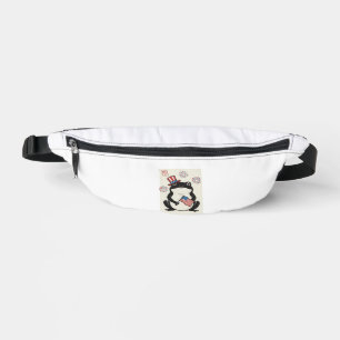 Sacs Banane Gravure vintage de grenouille patriotique Vector A