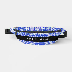 Sacs Banane Grec Meander Key H Blue, Votre Nom, Personnaliser