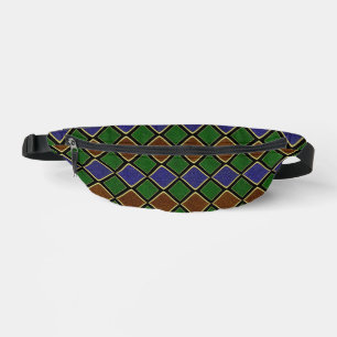 Sacs Banane Grille Diamant Arlequin : Harmonie Texturée