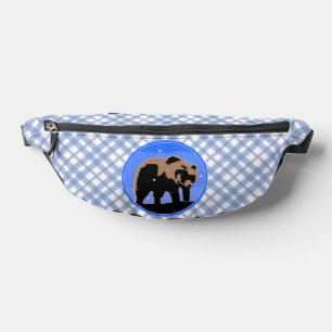 Sacs Banane Grizzly Bear en hiver - Art original de la faune