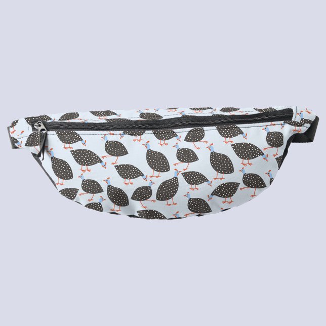 Sacs Banane Guinée Fowl Fun (Fun Guinea Fowl pattern fanny pack bag for bird lovers)