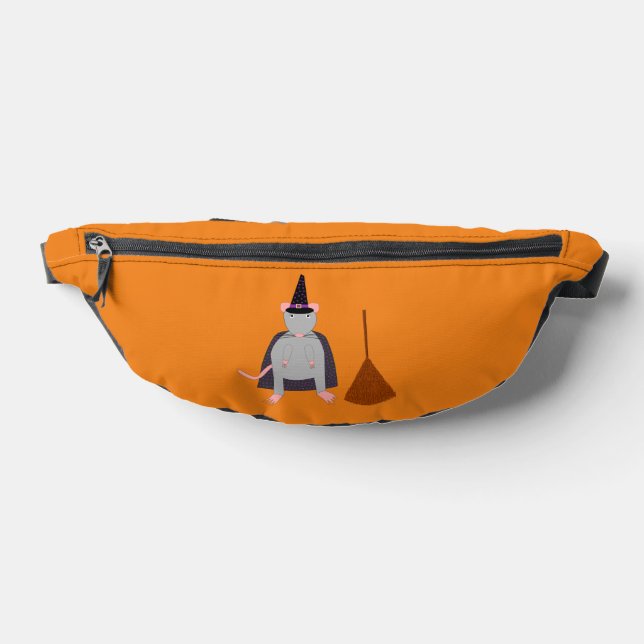 Sacs Banane Halloween sorcière rat et chambre (Poser)