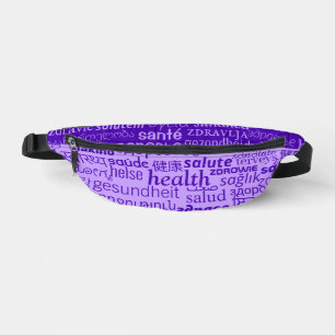 Sacs Banane Health Text Pack multilingue Fanny Choisir les cou