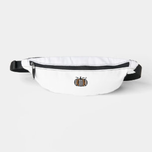 Sacs Banane Hey Citrouille Buffalo Plaid pour l'automne automn