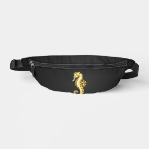 Sacs Banane Hippocampe Polygonal Or