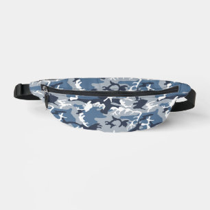 Sacs Banane Hiver Camouflage bleu neige, Militaire, Armée