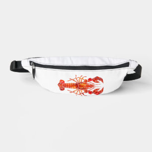 Sacs Banane Homard polygonal rouge