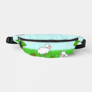 Sacs Banane Illustration de moutons mignons pour enfants