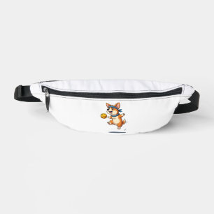 Sacs Banane Illustration Vintage Corgi Volleyball Chien Athlèt