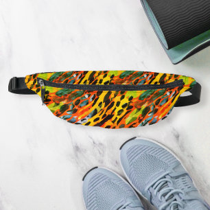 Sacs Banane Impression Camouflage Peinture Animale Sauvage Cou