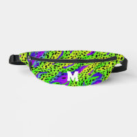 Impression initiale verte violette safari animalie