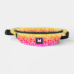 Sacs Banane Imprimé d'animal sauvage rose jaune mignon tendanc