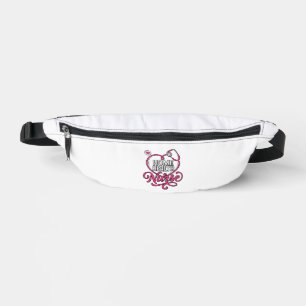 Sacs Banane Infirmière à domicile Stethoscope rose Création de