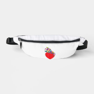 Sacs Banane Infirmière Chat Chemise Femmes Hommes Amoureux des