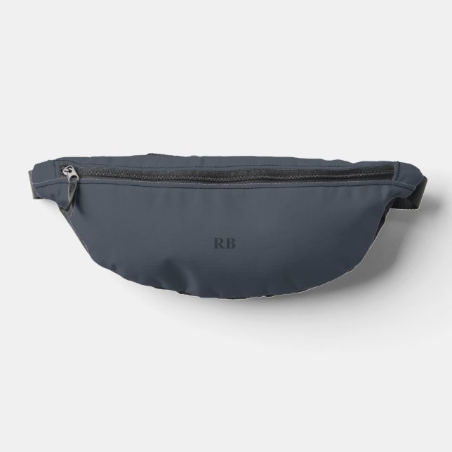 Sacs Banane Initiales bleues, bleues cendrées (Poser)