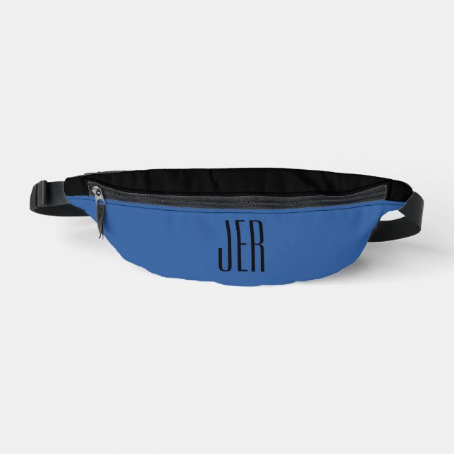 Sacs Banane Initiales de monogramme moderne personnalisables B (Recto)