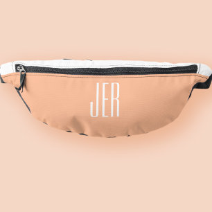 Sacs Banane Initiales de monogramme modernes personnalisables