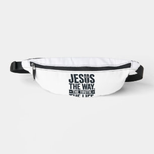 Sacs Banane Jésus Le Chemin La Vérité La Vie T-Shirt Chrétien