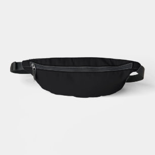 Sacs Banane Jet noir couleur solide