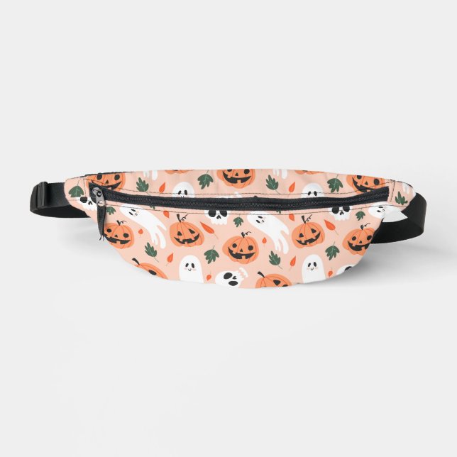 Sacs Banane Joli Jack-O-Lanterne et Motif fantôme (Recto)