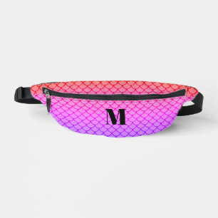 Sacs Banane Joli Monogramme Ombré Rose Chaud Écailles de Sirèn