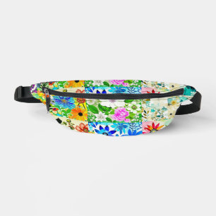 Sacs Banane Joli Patchwork Floral Coloré