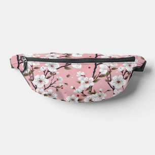Sacs Banane Jolie Branche d'Arbre Sakura Rose Pâle Blanc Asiat