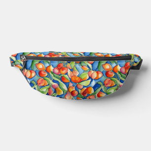 Sacs Banane Jolie couleur chic Abricots Aquarelle botanique