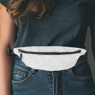 Sacs Banane Jolie dentelle blanche semble délicate