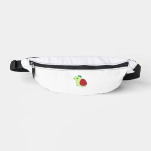 Sacs Banane Jolie tortue fraise qui rougit verte T-Sh classiqu