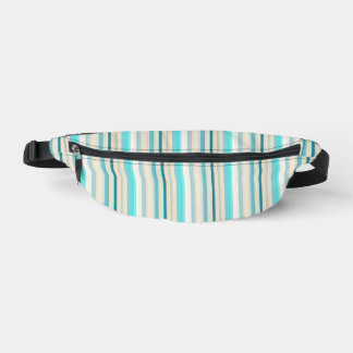 Sacs Banane Jolies rayures aqua blanc