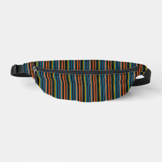 Sacs Banane Jolies rayures noires bleues