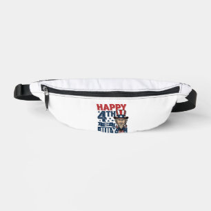 Sacs Banane Joyeux 4 juillet vintage oncle patriotique chemise