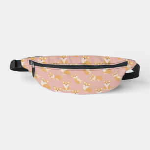 Sacs Banane Joyeux anniversaire Cute Corgi Motif pour Amoureux
