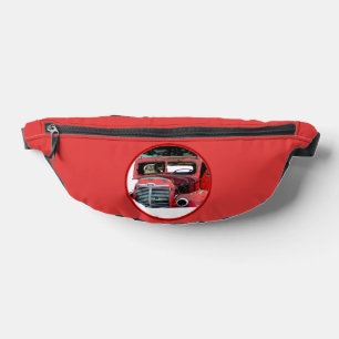 Sacs Banane Keeshond Peinture Noël Vieux Camion Rouge Chien Ar
