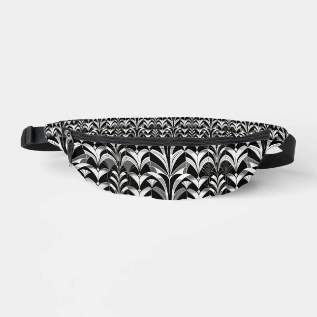 Sacs Banane La finerie noire et blanche (Recto)