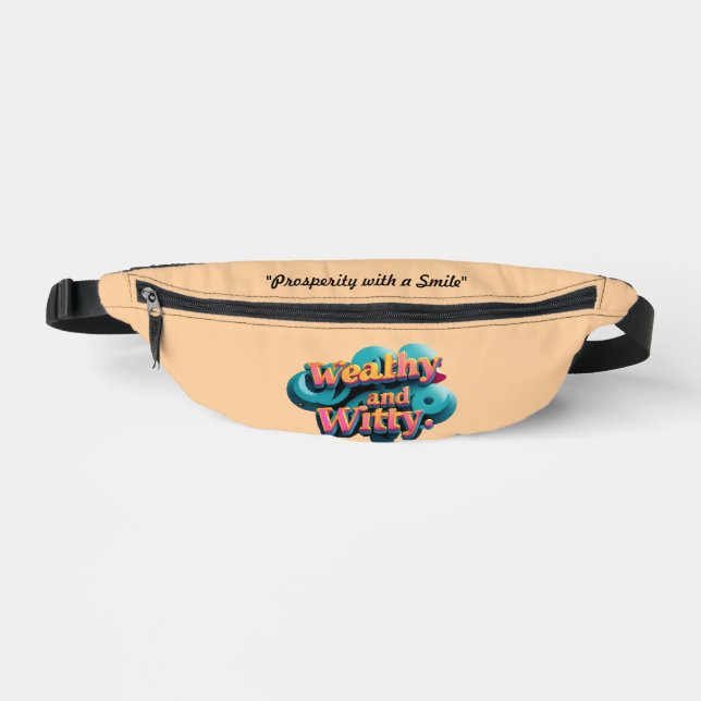 Sacs Banane "La prospérité avec un sourire" (Recto)